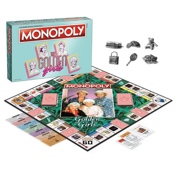 The Golden Girls Monopoly Board Game Sealed Never Opened - Picture 1 of 6